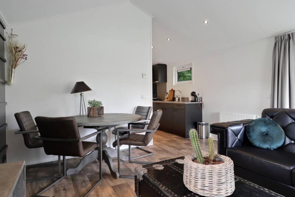 Luxe Chalet In Oosterwolde In Friesland, Op Rustig Park Met Uitzicht Op Meer En Strandje Екстер'єр фото